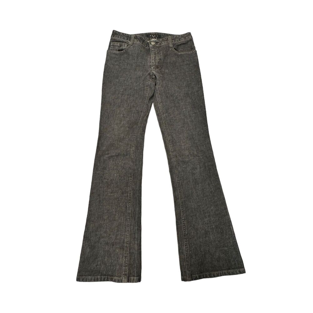 Theory Boot Cut Jeans Women's Size 2 Dark Blue Wash Mid Rise No Back Pockets